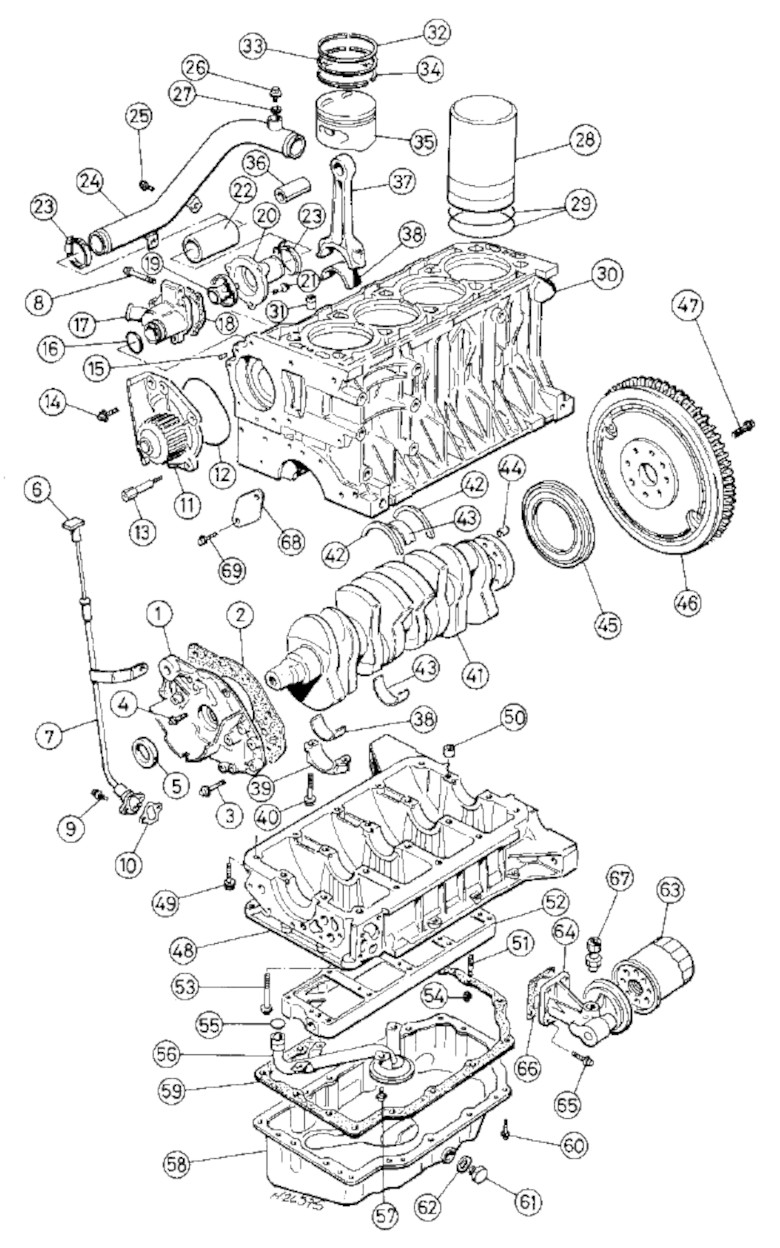 Basis of the K8- and K16-engines of the Rover 214 models