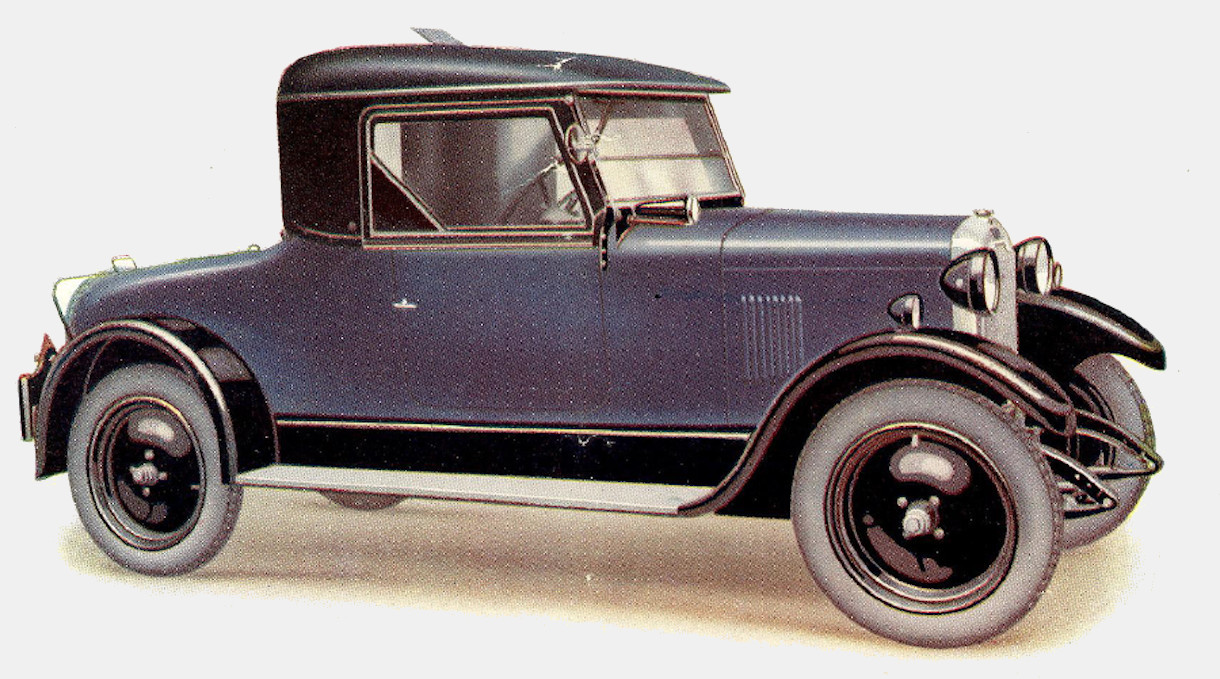 1927 10/25 hp Detachable Head Coupé