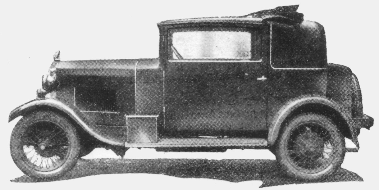 1930 Rover 10/25hp Sportsman's Coupé