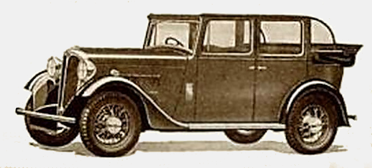 1933 10/25 hp Ten Special Tickford Saloon