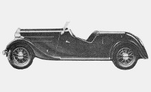 ROVER P1 Twelve Tourer 1934