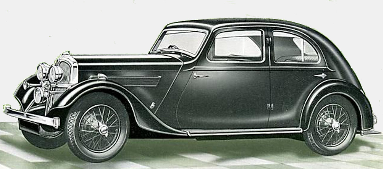 1936 Rover 14hp Speed Fourteen Streamline Coupé (P1)