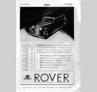 P2 Advert 1939