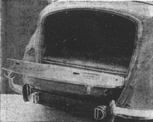 Large luggage compartment on all models for 1940