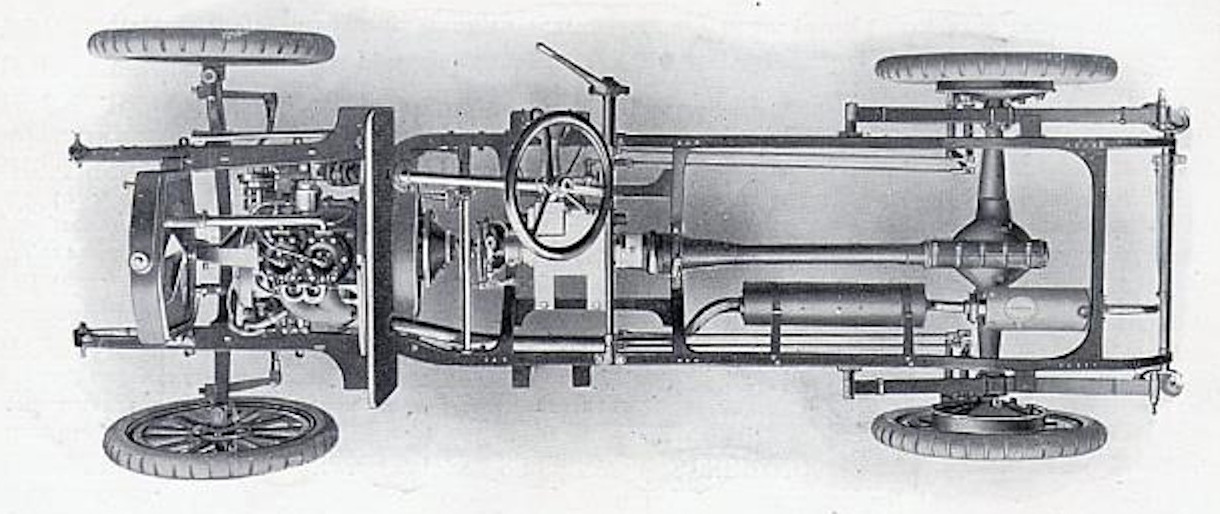 12hp Knight Chassis Aufsicht