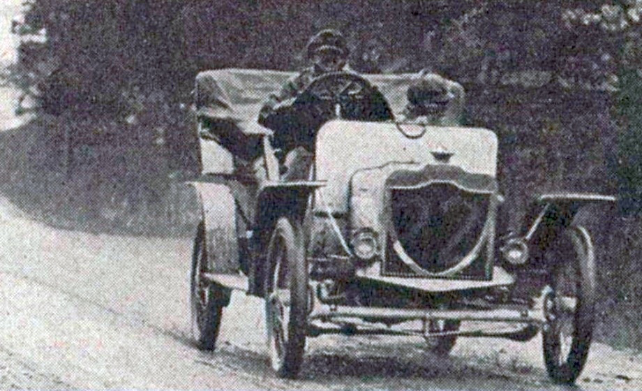 1907 Courtis auf Rover 16/20 hp
