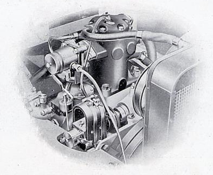 8hp Knight 1-Zylinder Motor