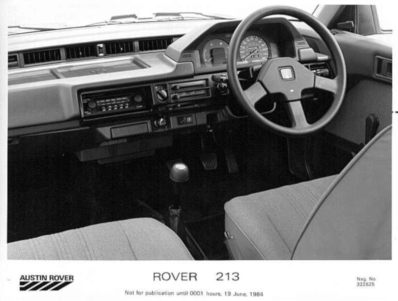 Rover 213, 1984