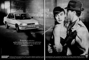 Werbung für Rover 213, 1986