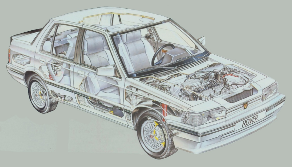 Roentgenbild Rover 200 Mark I