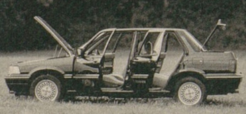 Rover 216 - alle Tore offen