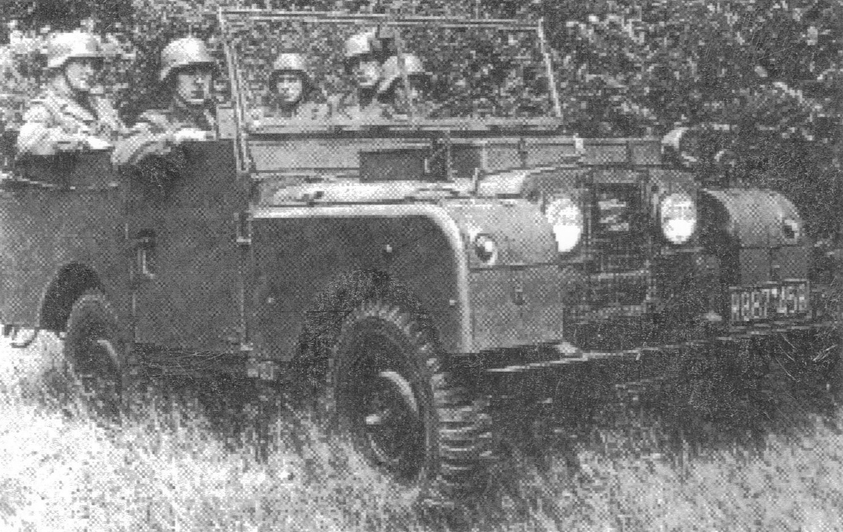 1955 Land Rover Tempo-Lizenzbau beim BGS