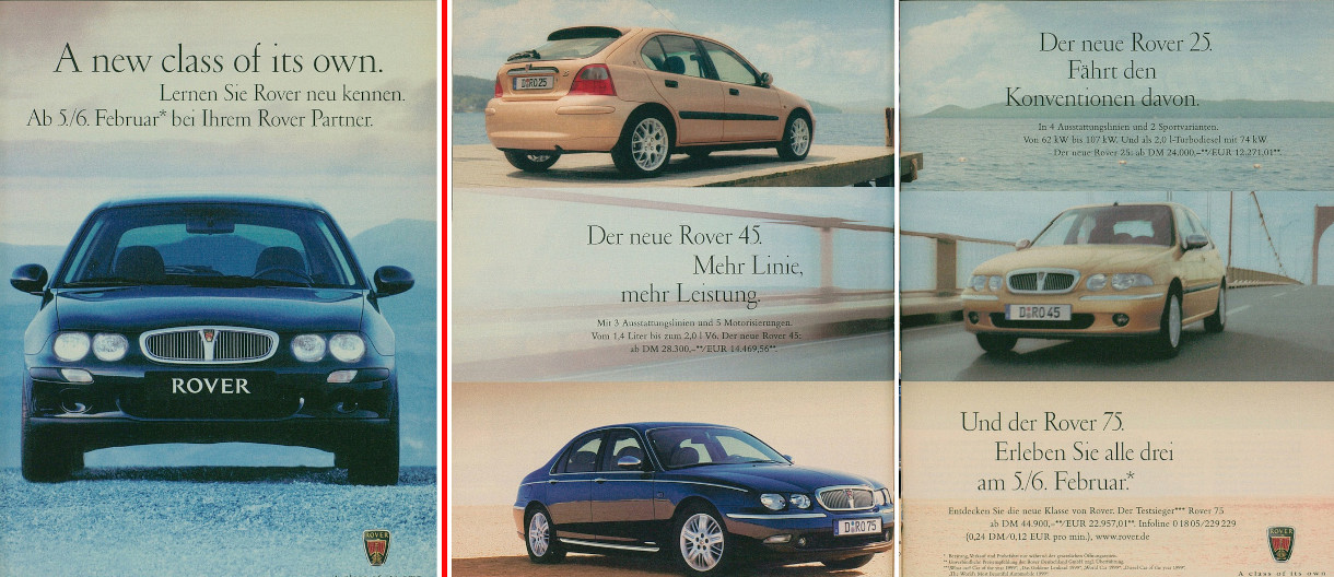 Werbung für Rover 25 - ams 2000-03