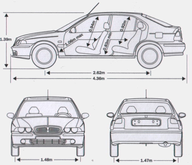 45 Dimensions 5door 2004