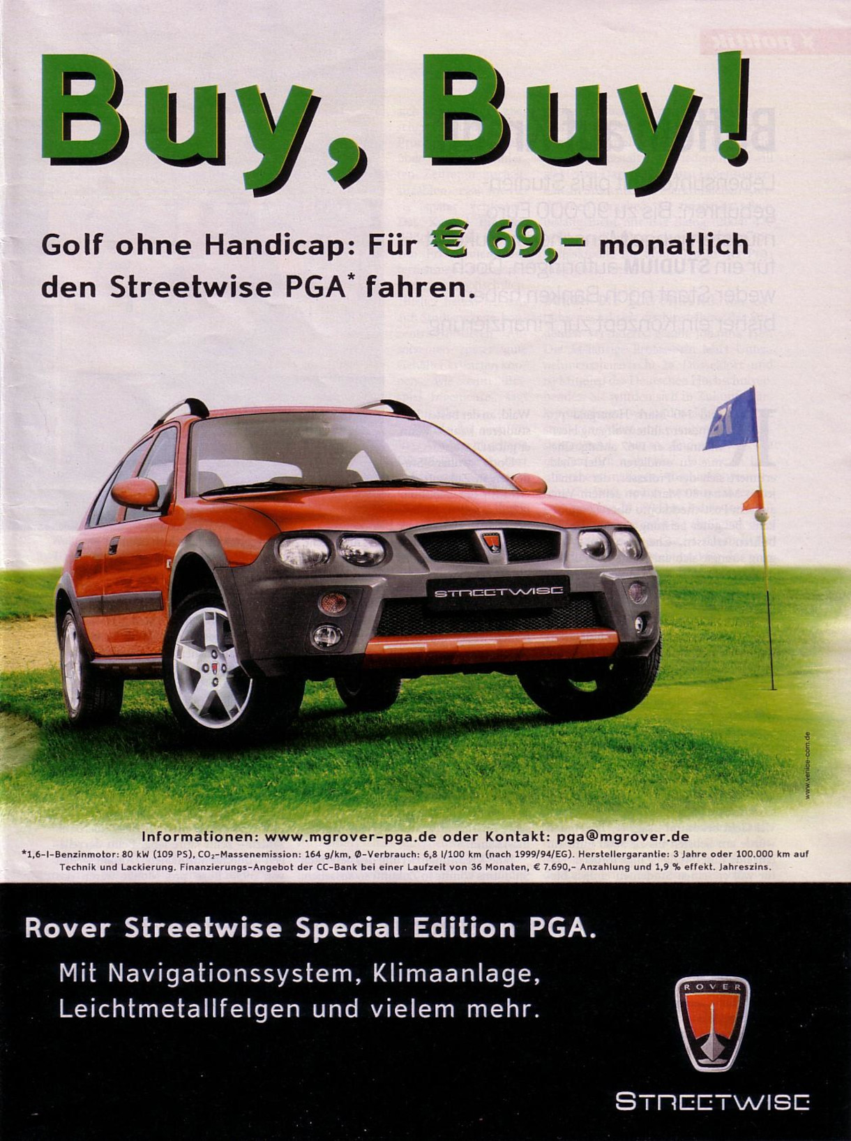 Werbung PGA Anfang 2005