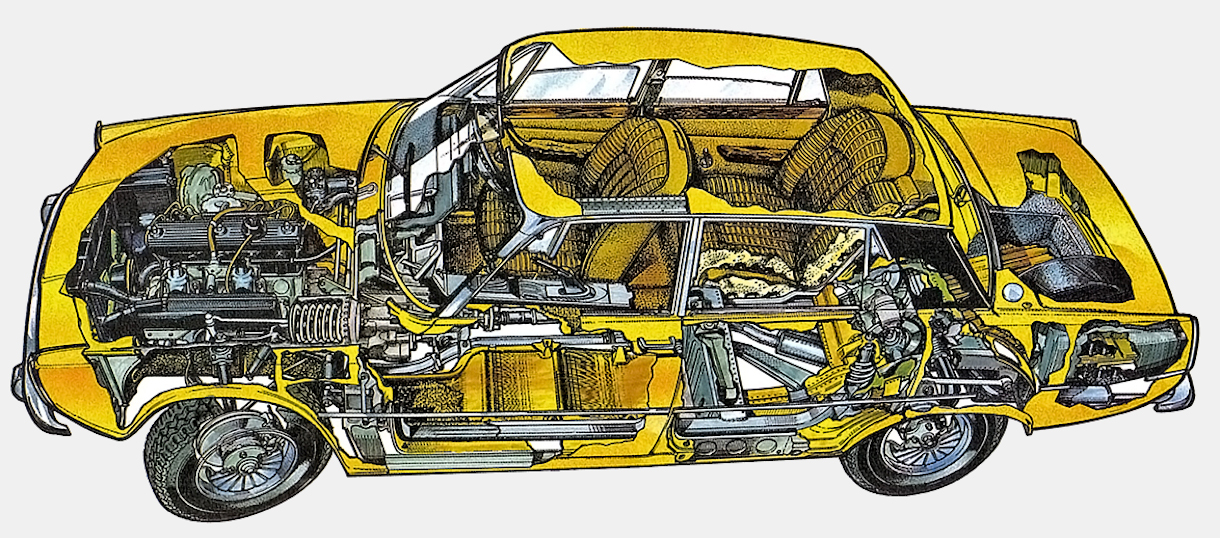 Rover P6 2000 Röntgenbild links