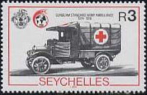Sunbeam Ambulance on Stamp