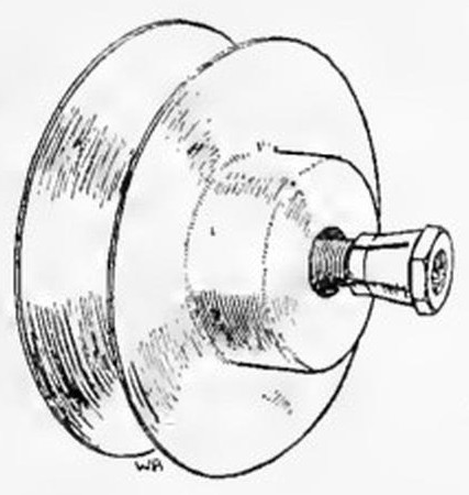1910 ROVER 3,5 hp Riemenscheibe