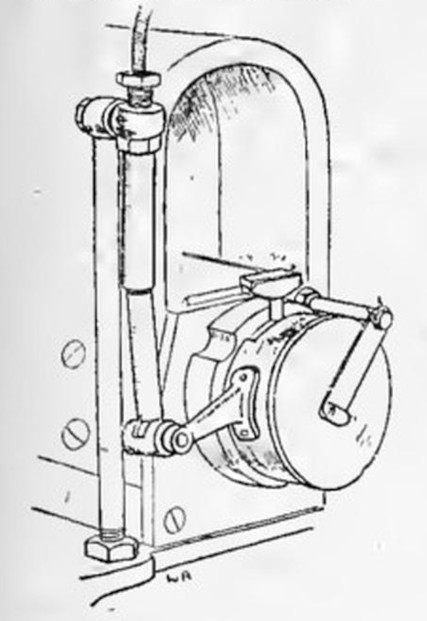 1910 ROVER 3,5 hp Zündverstellung