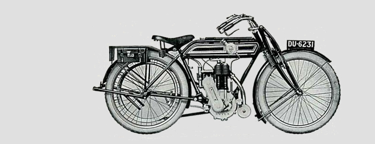 1913 Rover 3 1/2 hp Motorrad, TT-Modell
