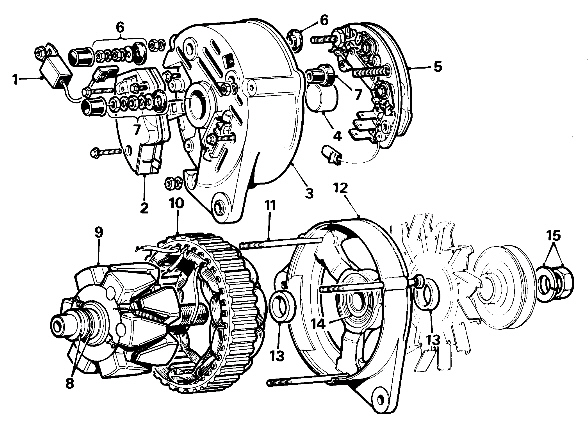 Lichtmaschine Typ Lucas